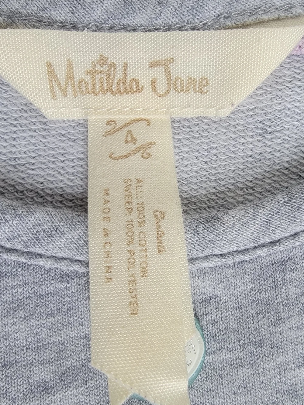 Matilda Jane Girls Pink Tulle Ruffle Twirl Gray Cotton Sleeveless Dress Size 4